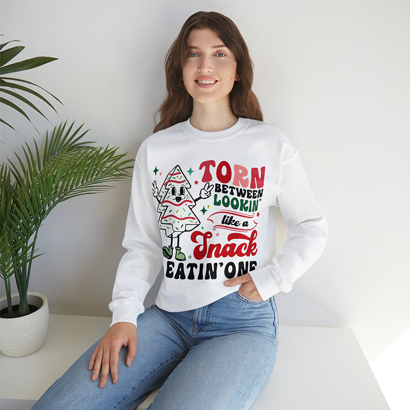 Torn Between Lookin' Like a Snack and Eatin' One Sweatshirt